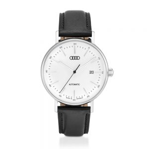 Лимитированные автоматические мужские часы Audi, Silver / Black