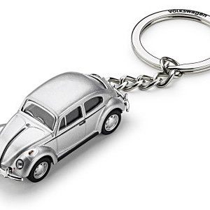 Брелок для ключей Volkswagen Beetle 3D, Silver