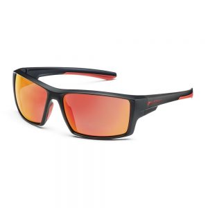 Солнцезащитные очки Audi Sport с зеркальным эффектом, черные / красные Солнцезащитные очки Audi Sport с зеркальным эффектом, черные / красные