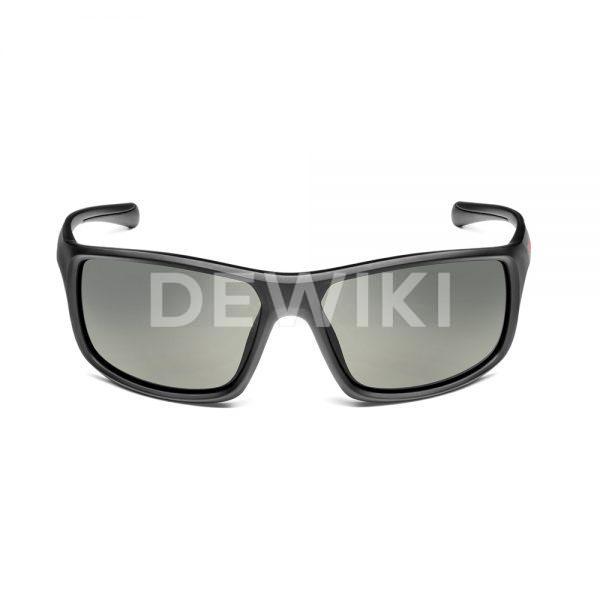 Солнцезащитные очки Audi Sport с зеркальным эффектом, черные / серые Солнцезащитные очки Audi Sport с зеркальным эффектом, черные / серые