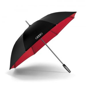 Большой зонт-трость Audi, Black/Red