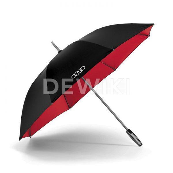 Большой зонт-трость Audi, Black/Red