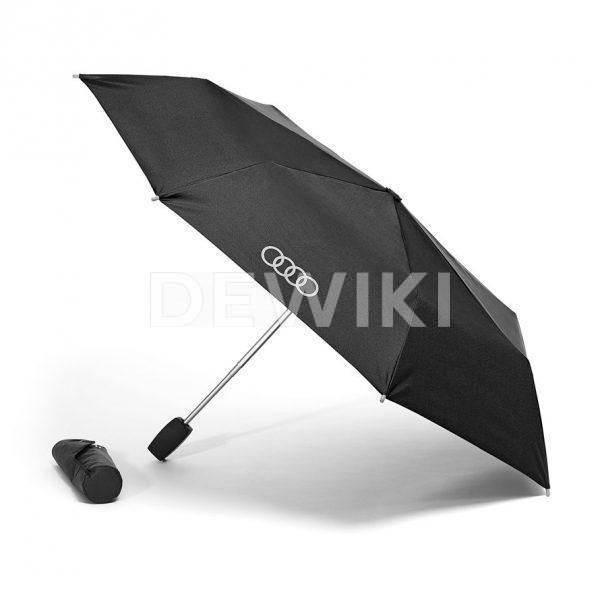 Маленький складной зонт Audi, Black/Titan