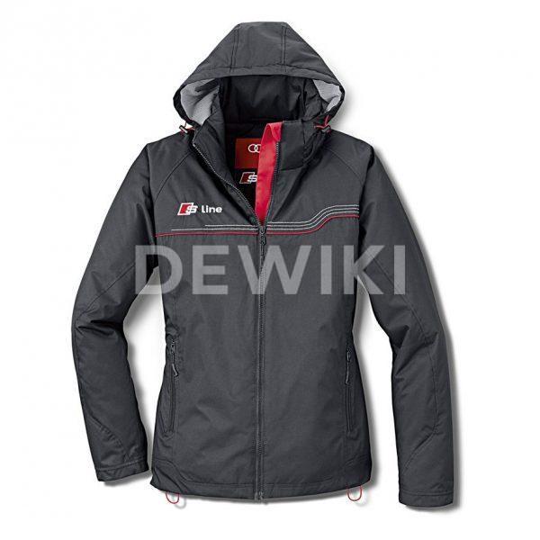 Женская куртка Audi S line, Black-Grey Mottled Женская куртка Audi S line, Black-Grey Mottled