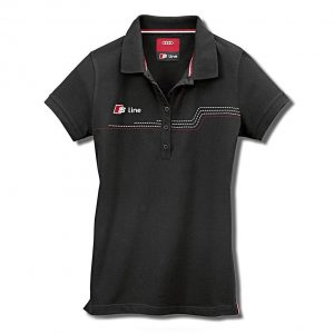 Женская рубашка-поло Audi S Line, Black
