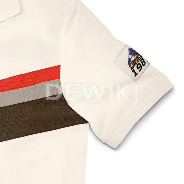 Мужская рубашка-поло Audi Heritage, offwhite Мужская рубашка-поло Audi Heritage, offwhite