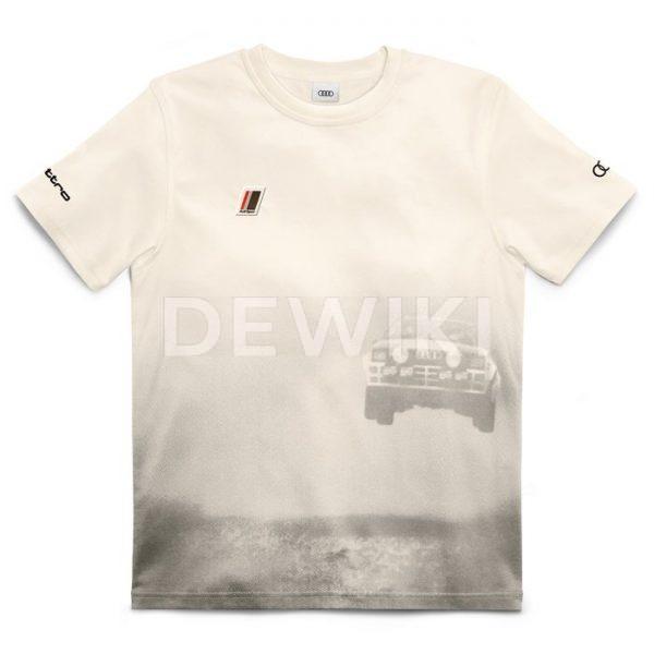 Футболка Audi Heritage унисекс, offwhite Футболка Audi Heritage унисекс, offwhite