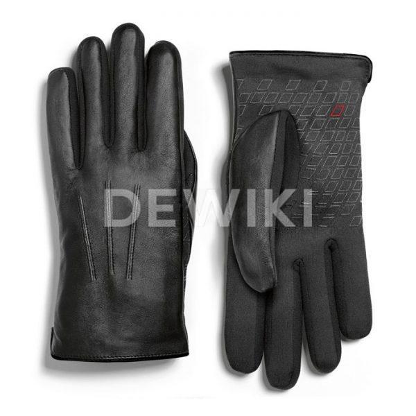 Мужские кожаные перчатки Audi Sport