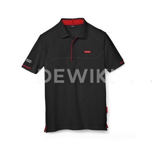 Мужская рубашка-поло Audi Sport, Black