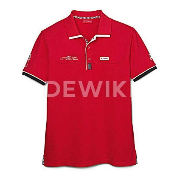 Мужская рубашка-поло Audi Sport Le Mans 2016, Red