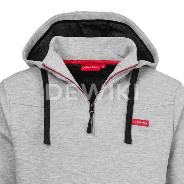 Мужская толстовка с капюшоном Audi Sport, Grey Мужская толстовка с капюшоном Audi Sport, Grey