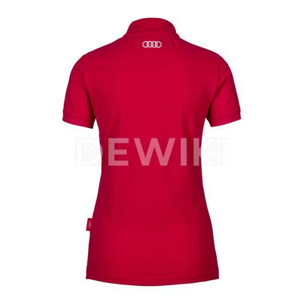 Женская рубашка-поло Audi Sport, Red