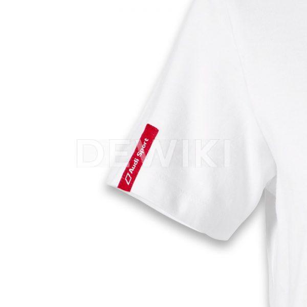 Мужская футболка Audi Sport R8 series, White Мужская футболка Audi Sport R8 series, White