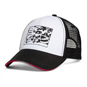 Бейсболка Audi унисекс с принтом, Black/White Бейсболка Audi унисекс с принтом, Black/White