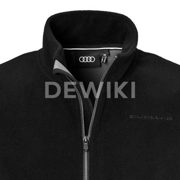 Мужская флисовая куртка Audi quattro, Black
