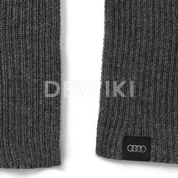 Вязаный шарф унисекс Audi, Grey Вязаный шарф унисекс Audi, Grey