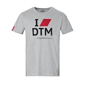 Мужская футболка Audi Sport I Love DTM, Grey