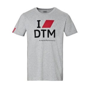 Мужская футболка Audi Sport I Love DTM, Grey Мужская футболка Audi Sport I Love DTM, Grey