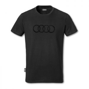 Мужская футболка Audi Rings, Black