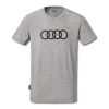 Мужская футболка Audi Rings, Grey Мужская футболка Audi Rings, Grey