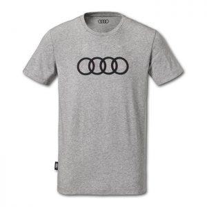 Мужская футболка Audi Rings, Grey Мужская футболка Audi Rings, Grey