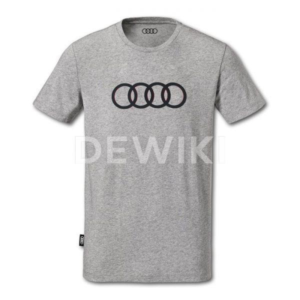Мужская футболка Audi Rings, Grey Мужская футболка Audi Rings, Grey