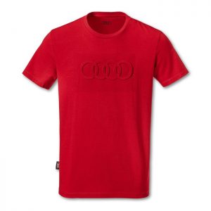 Мужская футболка Audi Rings, Red Мужская футболка Audi Rings, Red