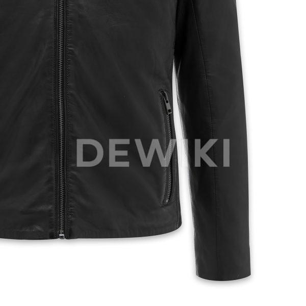 Мужская кожаная куртка Audi, Black Мужская кожаная куртка Audi, Black