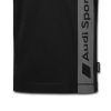 Мужская рубашка-поло Audi Sport, Black/Grey