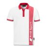 Мужская рубашка-поло Audi Sport, White/Red