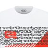 Мужская футболка Audi e-tron, White Мужская футболка Audi e-tron, White