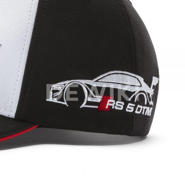 Бейсболка Audi Sport DTM RS5, Black / White Бейсболка Audi Sport DTM RS5, Black / White