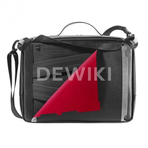 Сумка-рюкзак Audi Sport Alcantara, черно/серая Сумка-рюкзак Audi Sport Alcantara, черно/серая