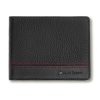 Мужской кожаный кошелек Audi Sport, Black / Red