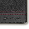 Мужской кожаный кошелек Audi Sport, Black / Red