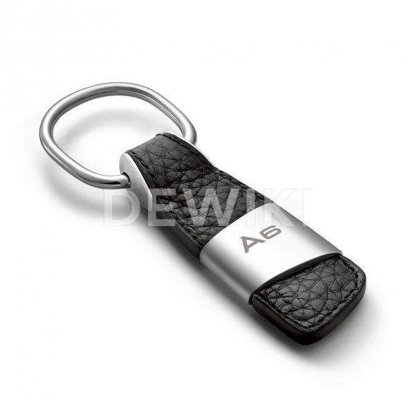 Кожаный брелок для ключей Audi A6