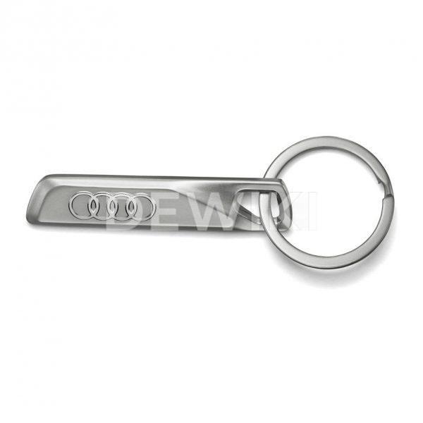 Брелок для ключей из нержавеющей стали с логотипом в виде фирменных колец Audi
