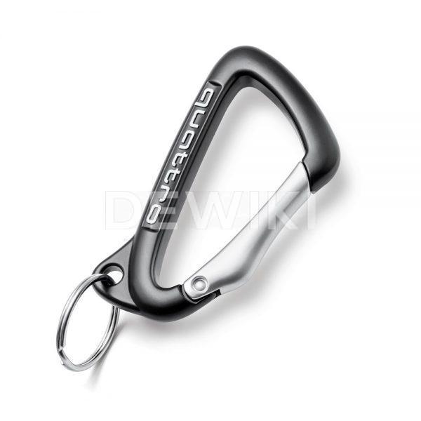 Брелок карабин Audi Quattro, Black Брелок карабин Audi Quattro, Black