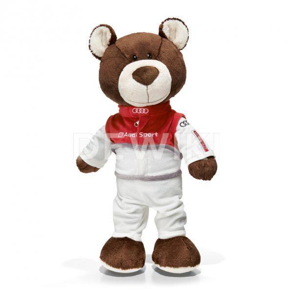 Медведь-автогонщик, 40 см, Audi quattro Медведь-автогонщик, 40 см, Audi quattro