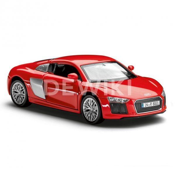 Инерционная модель Audi R8 V10, масштаб 1:38, Red