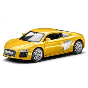 Инерционная модель Audi R8 V10, масштаб 1:38, Yellow Инерционная модель Audi R8 V10, масштаб 1:38, Yellow