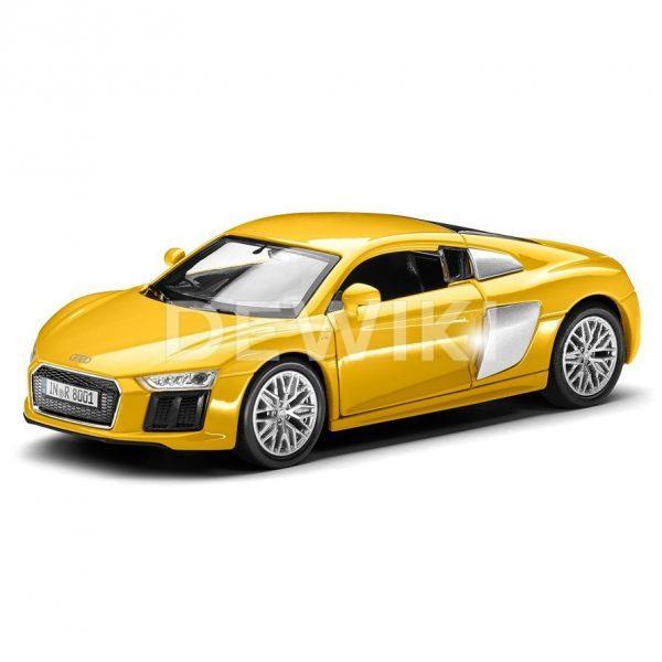 Инерционная модель Audi R8 V10, масштаб 1:38, Yellow Инерционная модель Audi R8 V10, масштаб 1:38, Yellow