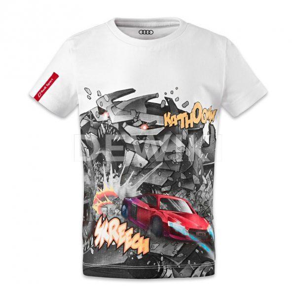 Детская футболка Audi Sport, White Детская футболка Audi Sport, White