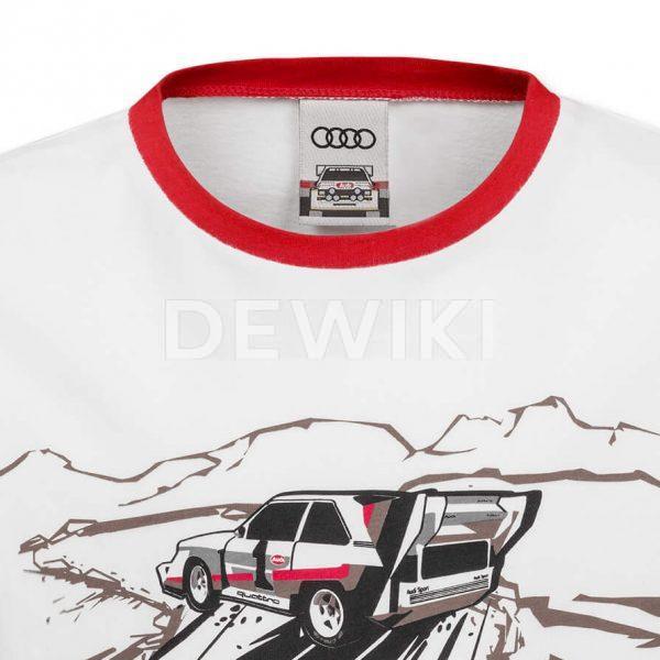 Детская футболка Audi Heritage, White Детская футболка Audi Heritage, White