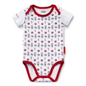 Детское боди Audi Sport, White / Red Детское боди Audi Sport, White / Red