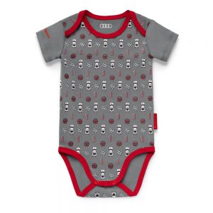 Детское боди Audi Sport, Grey / Red Детское боди Audi Sport, Grey / Red