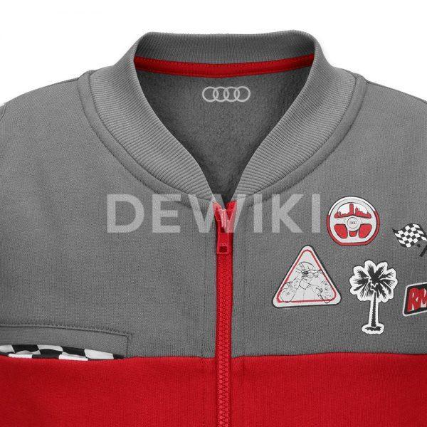 Детская куртка Audi Sport, Grey / Red