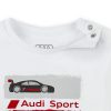 Детский лонгслив Audi Sport, White Детский лонгслив Audi Sport, White