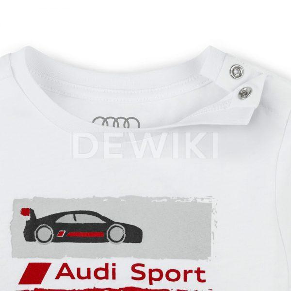 Детский лонгслив Audi Sport, White Детский лонгслив Audi Sport, White