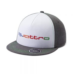 Детская бейсболка Audi quattro, Grey / Green Детская бейсболка Audi quattro, Grey / Green